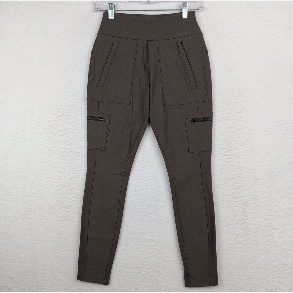 Athleta‎ Headlands Hybrid Cargo Legging Pants Women's Sz 0 Olive Green